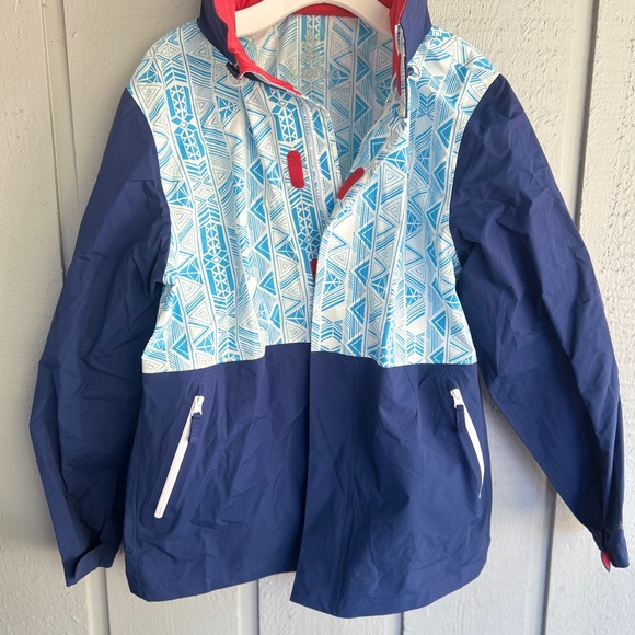 chubbies Other - Chubbies Blue and White Geometric Windbreaker Mens size Medium